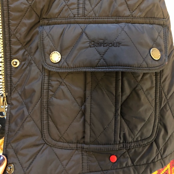Barbour Quilted Jacket- Navy Size 38 6/8 - Picture 2 of 5